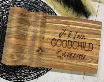 Personalised Anniversary Cheese Board - Cheese Lovers Gift - Serving Board - Charcuterie boards - Wedding Gift - Couples - Wooden