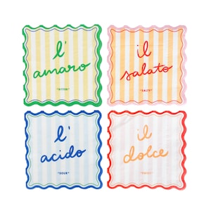 Le Dinner Small Napkins - Set of 20 Paper Napkins