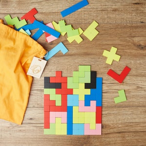 Tetris Children's Puzzle Building Blocks Puzzle Silicone Toy