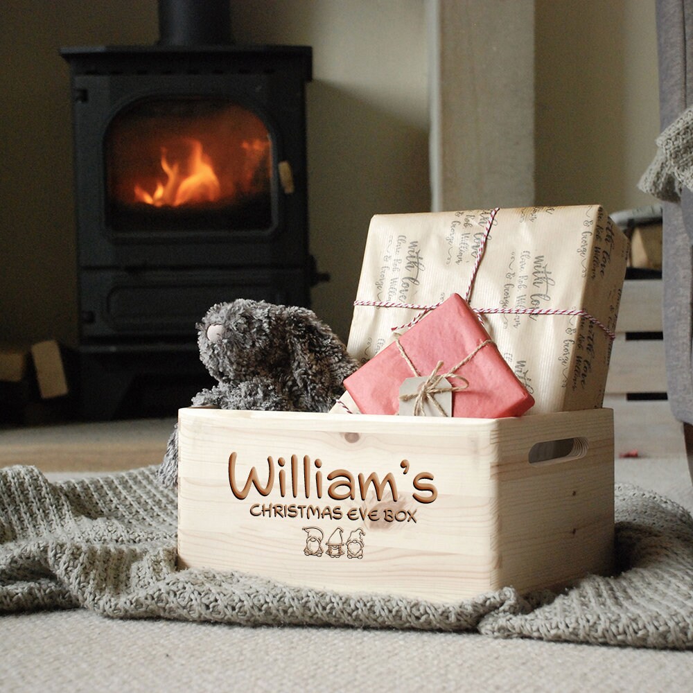 Personalised solid 2024 oak toy box