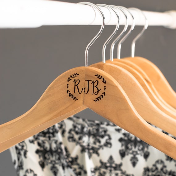 Wooden Coat Hangers Personalised Hangers Wooden Hangers Clothes Hanger  Engraved Hanger His and Hers Birthday Gift Anniversary 