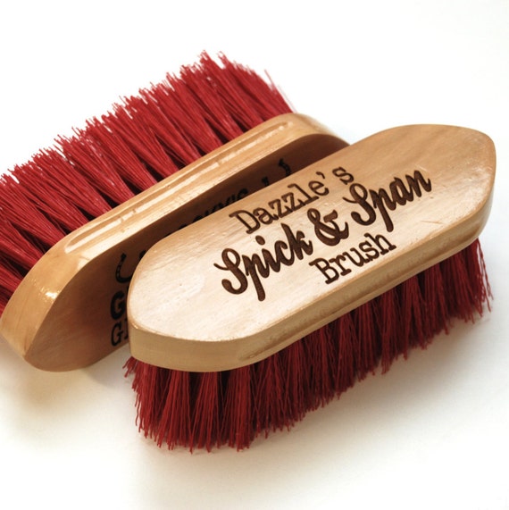 PERSONALISED Spick and Span Dandy Grooming Brush Horse Brush Gift