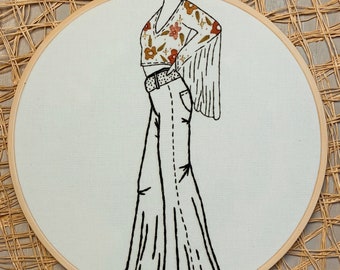 Farrah - Original Completed Hoop