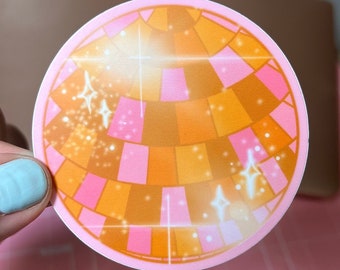 Sparkly Disco Ball - Sticker