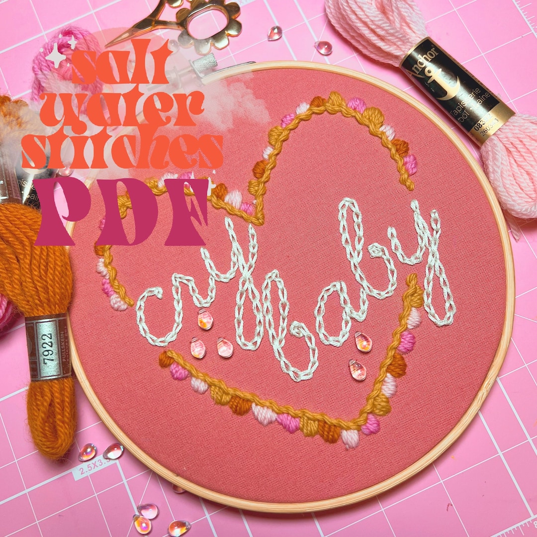 Crying Pattern Cry Baby - PDF Embroidery Pattern - Etsy