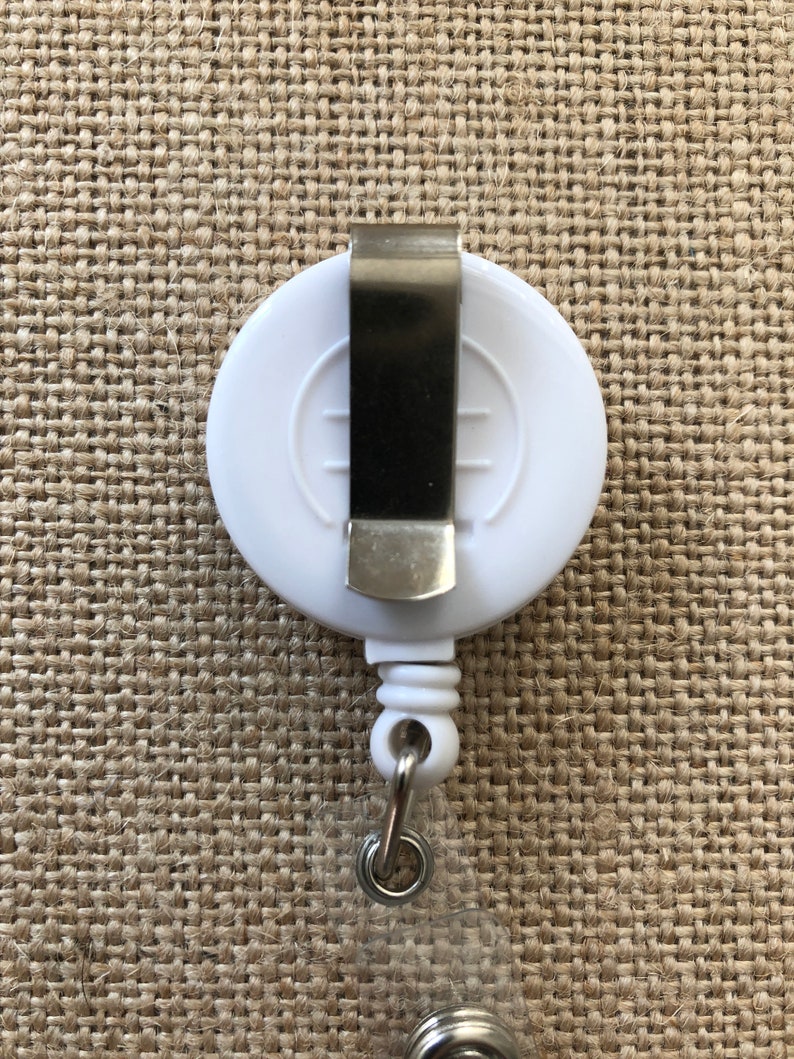 Nursing Badge Reel Name Badge Holder Gift for Him Nurse ID Badge Nurse Badge Reel Brooklyn Nets Basketball RN Badge Reel