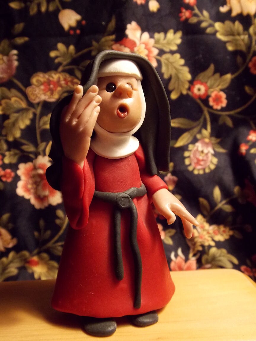 Sister Folk Nun Collection of 10 Nuns These are so Sweet | Etsy