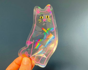 Cat Sun Catcher Sticker