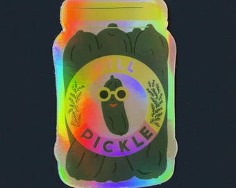 Pickle Holographischer Sticker