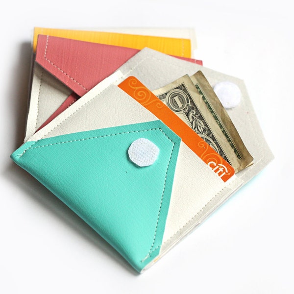 Teal Credit Card Holder, Wallet, Oyster Card, Metro Card, Card Holder,ID Holder, Business Card Case