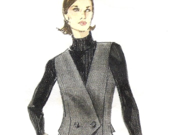 Claude Montana Jacket, Vest & Pants Vogue 1693 Sewing Pattern