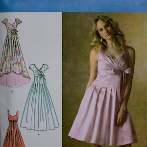 Dress ,Empire Waist -Simplicity 3783 - Uncut Sewing attern