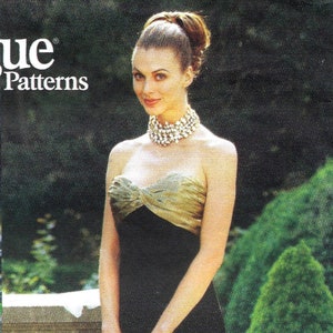 Jacket & Evening Gown by Oscar de la Renta - Vogue 1892 - Uncut Sewing Pattern