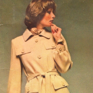 Kleid & Mantel von Pierre Balmain - Vogue 1498 - Uncut Schnittmuster