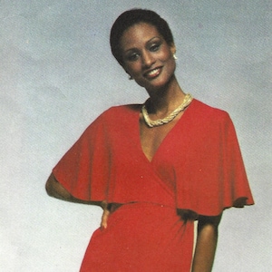 Belinda Bellville Dress with Capelet Vogue 1568 Sewing Pattern