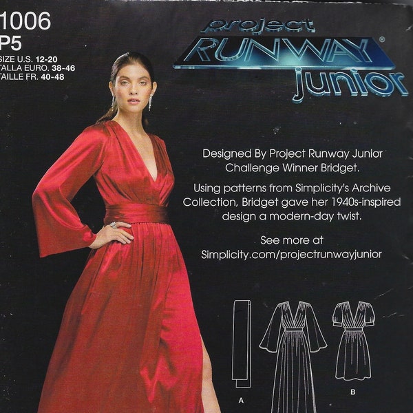 Dresses & Sash- Simplicity 1006 - Uncut Sewing Pattern