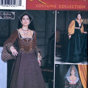 Trajes y sombreros renacentistas de Andrea Schewe - Simplicity 9929 - Patrón sin cortar