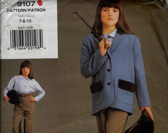 Riding Pants, Jacket, Top & Skirt - Vogue 9107 - Uncut Pattern