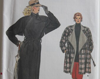 Trench Coat & Belt Vogue 1446 Uncut Pattern | Etsy