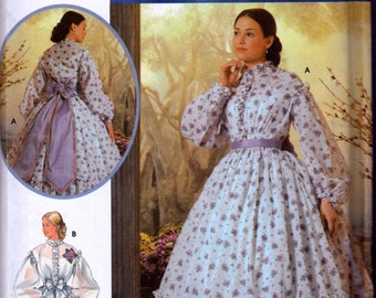 Simplicity 5442 Historical Dress & Sash Sewing Pattern by Martha McCain