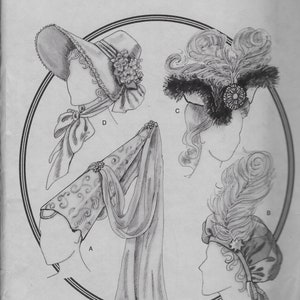 Historical Hats Pattern - Butterick 3805 - Uncut Pattern