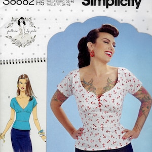 Top by Gertie - Simplicity 8882 - Uncut Pattern