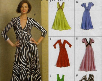 Dresses, Knit Fabrics - Vogue 8489 - Uncut Pattern