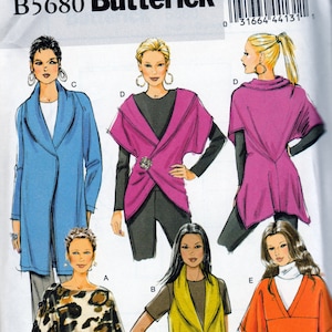 Wrap & Jacket Set - Butterick 5680 - Uncut Pattern