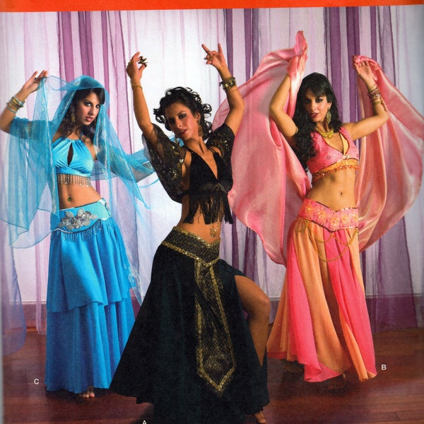 Belly Dancer Costumes by Andrea Schewe - Simplicity 2941 - Uncut Pattern