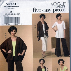 Jacket, Top & Pants - Vogue 8641 - Uncut Sewing Pattern