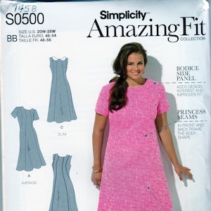 Princess Seam Kleider - Simplicity 1458 -Uncut Pattern
