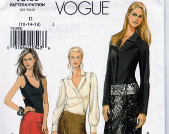 Skirt Set with Pleat- Vogue 8199 - Uncut Pattern