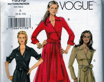 Flared Dress & Sash - Vogue 8315 - Uncut Sewing Pattern