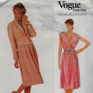 Jacke, Kleid & Gürtel von Adele Simpson - Vogue 2920 - Uncut Pattern