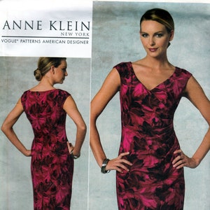 Draped Dress by Anne Klein - Vogue 1192 - Uncut Pattern