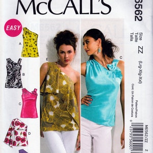 Lined Top Set - McCall&#39;s 6562 - Uncut Sewing Pattern