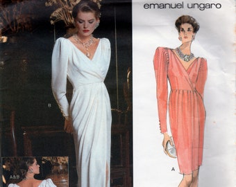 Rare vintage Emanuel Ungaro Parallele Paris silk dress