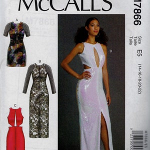 Evening Dresses - McCall&#39;s 7866 - Uncut Sewing Pattern