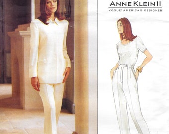 Anne Klein Jacket & Pants Vogue 1599 Sewing Pattern
