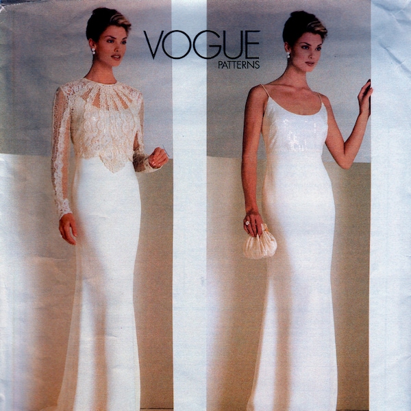 Evening Gown by Badgley Mischka - Vogue  2065- Uncut Pattern