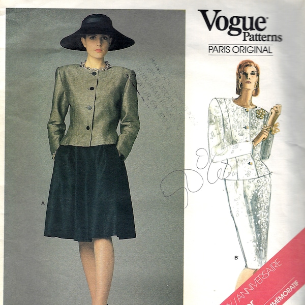 Jacket & Skirts by Christian Dior - Vogue 1919 - Uncut Pattern
