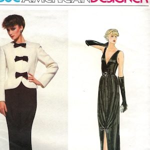 Dress & Jacket by Bill Blass - Vogue 2286 - Uncut Sewing Pattern