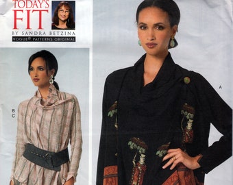 Designer Blouse  & Skirt by Sandra Betzina - Vogue 1430 - Uncut Pattern