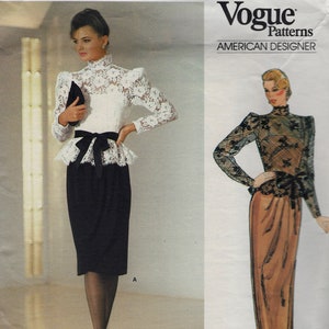 Evening Dress or Gown by Kasper - Vogue 1189 - Uncut Pattern