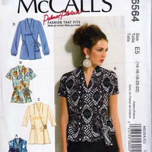 Top Set von Palmer/Pletsch - McCall&#39;s 6564 - Uncut Schnittmuster