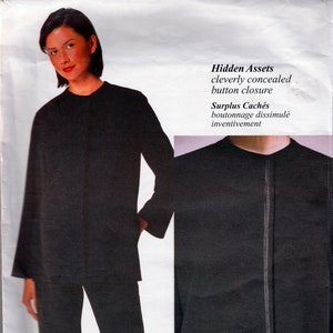 Jaqueta e calças Calvin Klein - Vogue 2332 - Padrão sem cortes