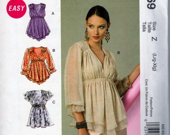 Empire Waist Top Set - McCall's 6469 - Uncut Sewing Pattern