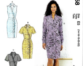 Dress, Front Buttoned - McCall's 7863 - Uncut Sewing Pattern