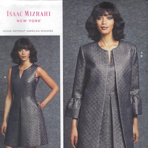 Dress & Jacket by Isaac Mizrahi - Vogue 1603 - Uncut Sewing Pattern