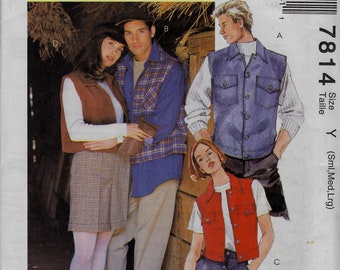 McCall's 7814 Vest Set Sewing Pattern